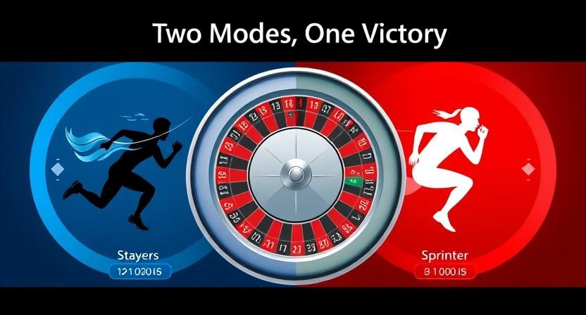 Roulette with Two Winning Modes: Versatility in Sprinter-Stayers Roulette