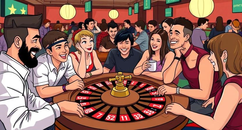 Social Roulette Interaction: Connect via Sprinter-Stayers Roulette