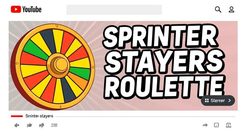 YouTube Roulette Subscribers: Subscribe and Spin with Sprinter-Stayers Roulette